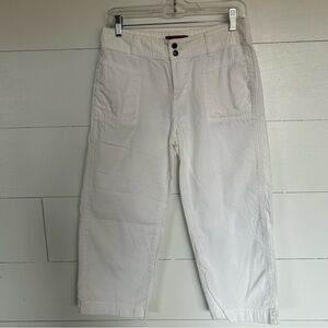 Y2K Lee Jeans- prominent front patch pockets, (utility-style) cropped mid-rise